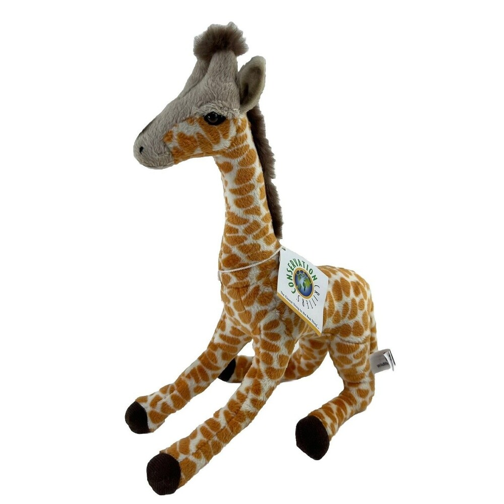 Conservation Critters Wildlife Artist Plush Realistic Giraffe Stuffed Animal 14”